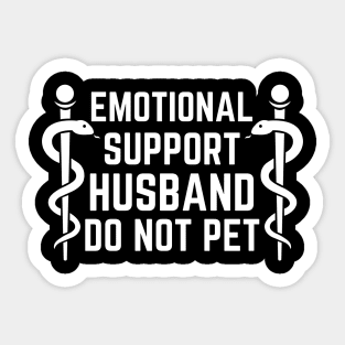 Emotional-Support-Husband-Do-Not-Pet Sticker